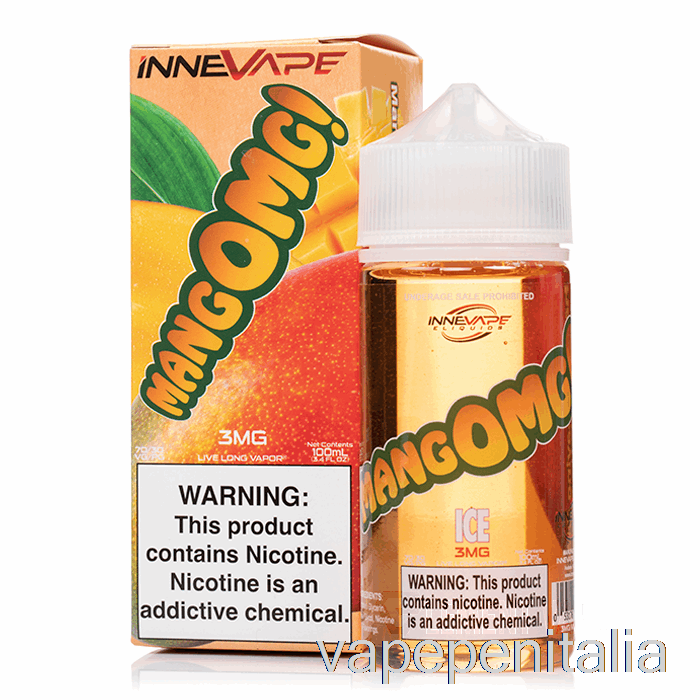 Penna Vaporizzata Mangomg! Ice - Liquido Innevape - 100ml 3mg